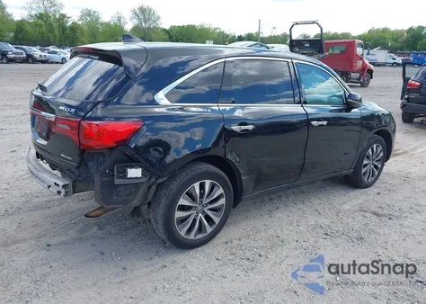 2014 Acura Mdx Technology Package from USA, damaged, VIN 5FRYD4H45EB014747